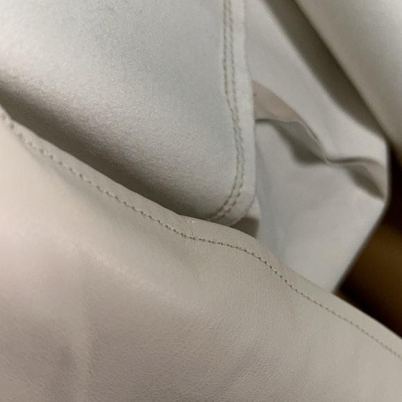 DKNY Faux leather beige dress size 8 - Picture 10 of 14